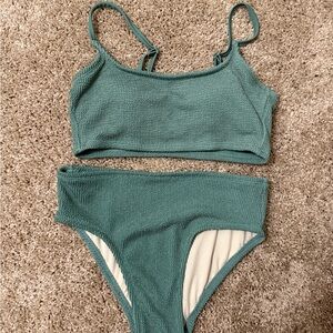 Textured Bikini Set